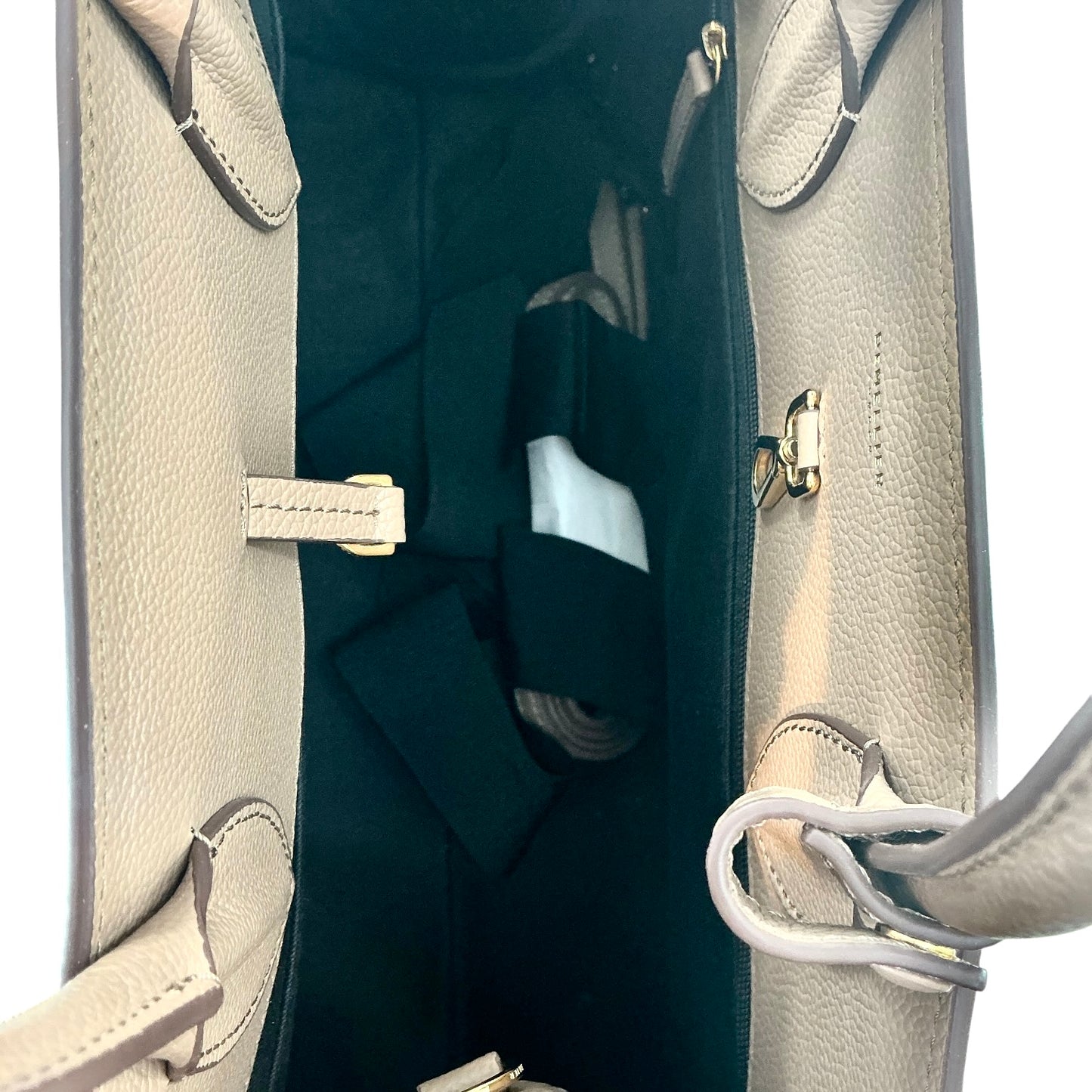 DeMellier London "The Hudson" Grained Leather Satchel