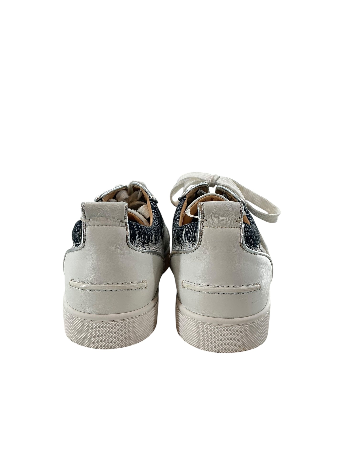 Louboutin Junior Spike Leather Sneakers