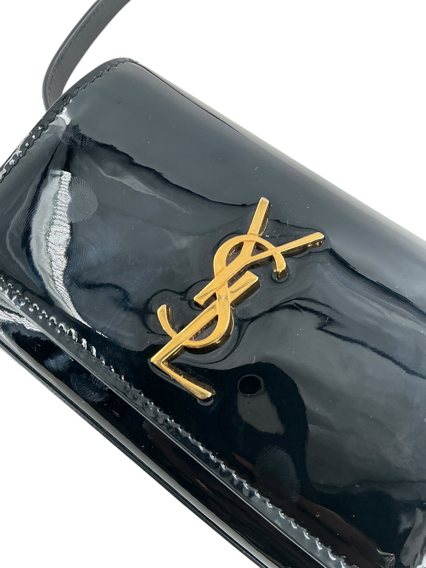 YSL Monogram Patent Kate Belt Bag