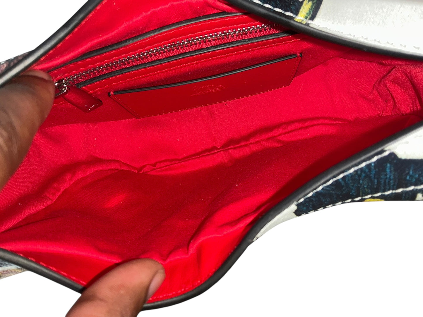 Christian Louboutin Carasky Mini Floral Shoulder Bag