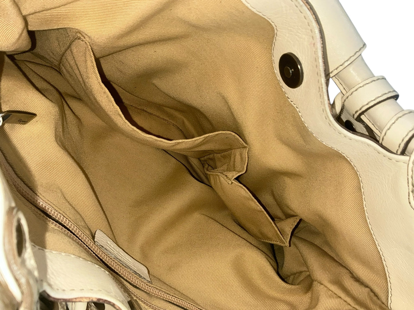 Ferragamo Gancini Leather Stitch Shoulder Bag