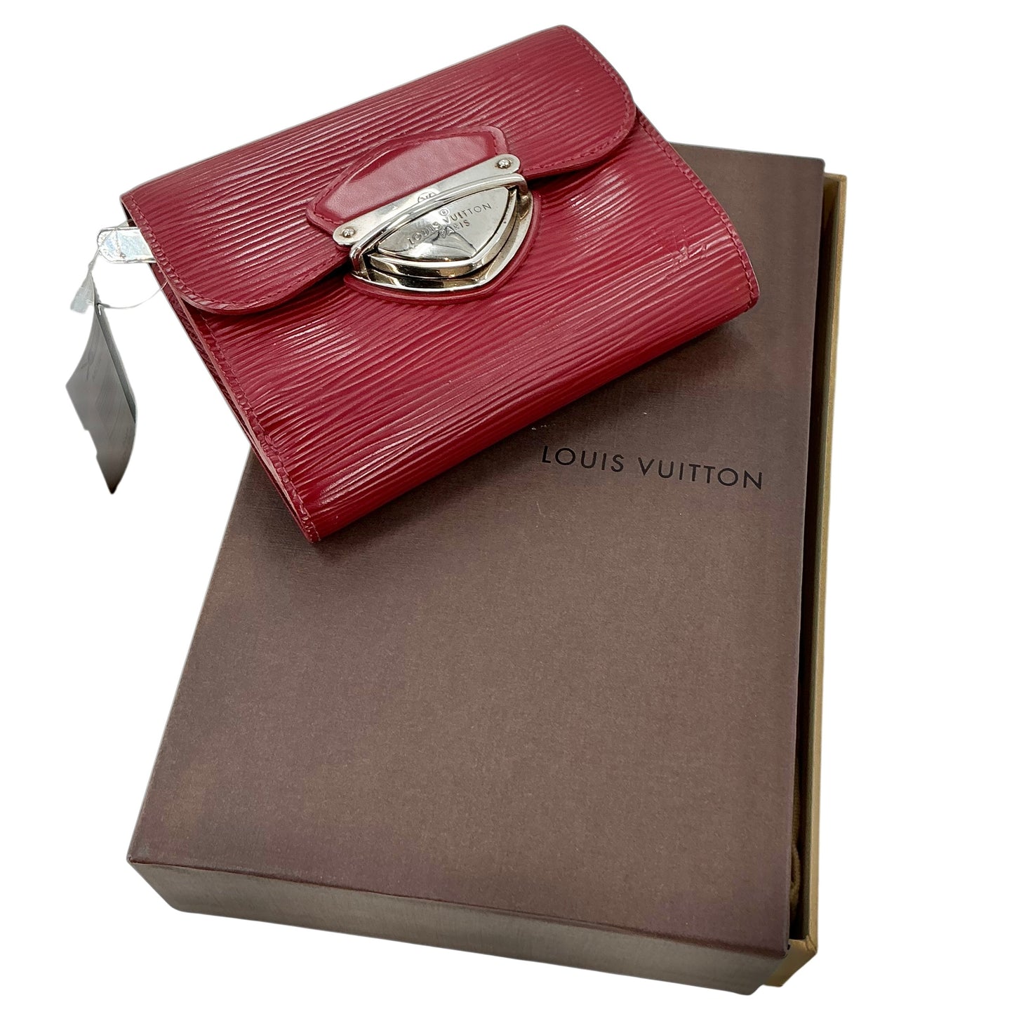 Louis Vuitton Rubis Red Epi Leather Joey Wallet