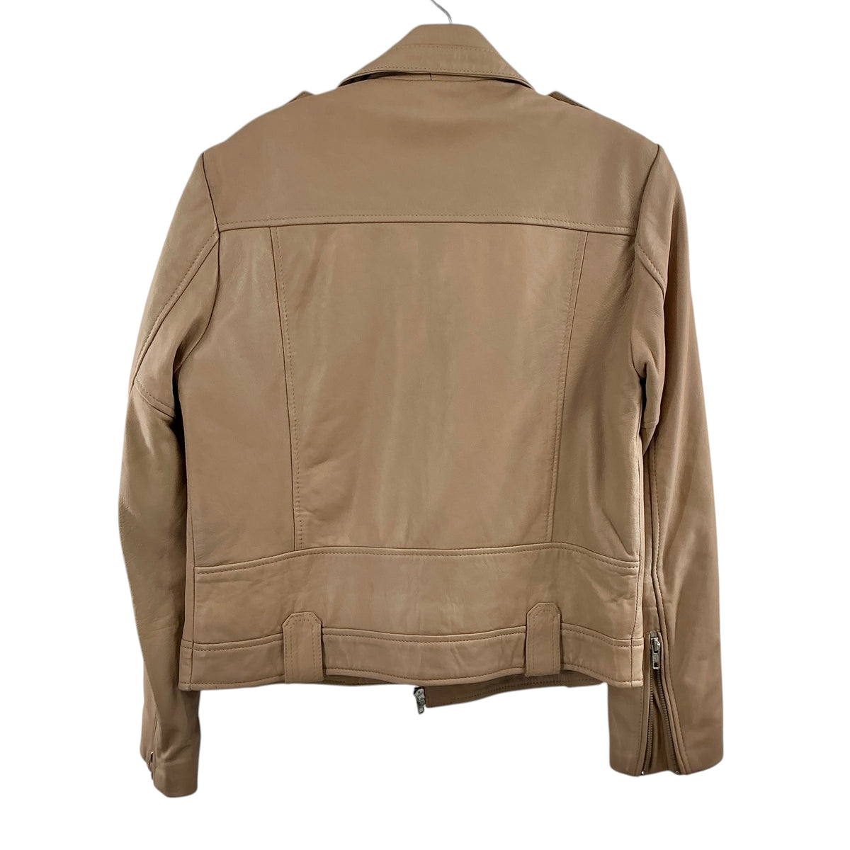 EACH X OTHER Paris Tan Leather Moto Jacket
