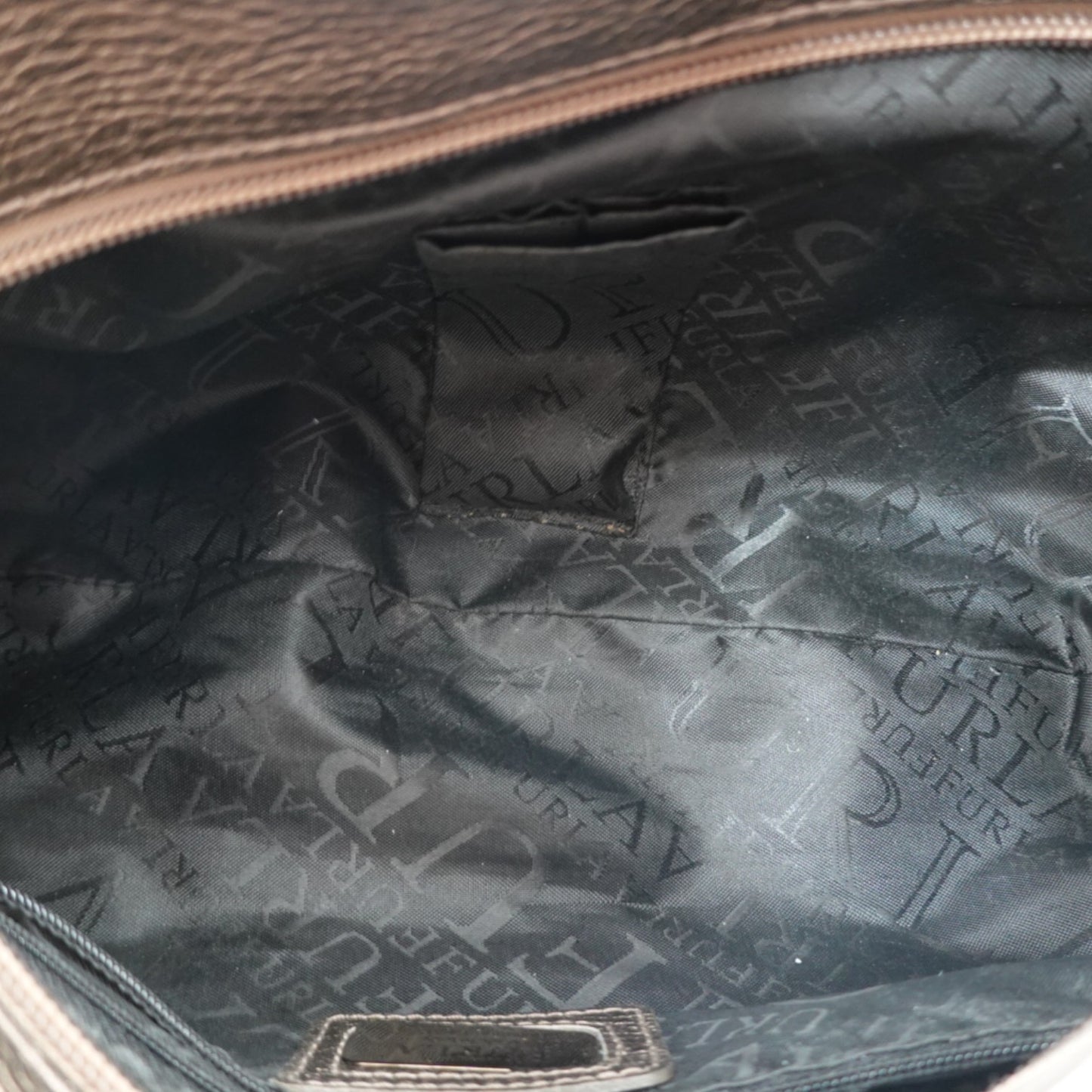 Furla Bronze Leather Hobo Bag