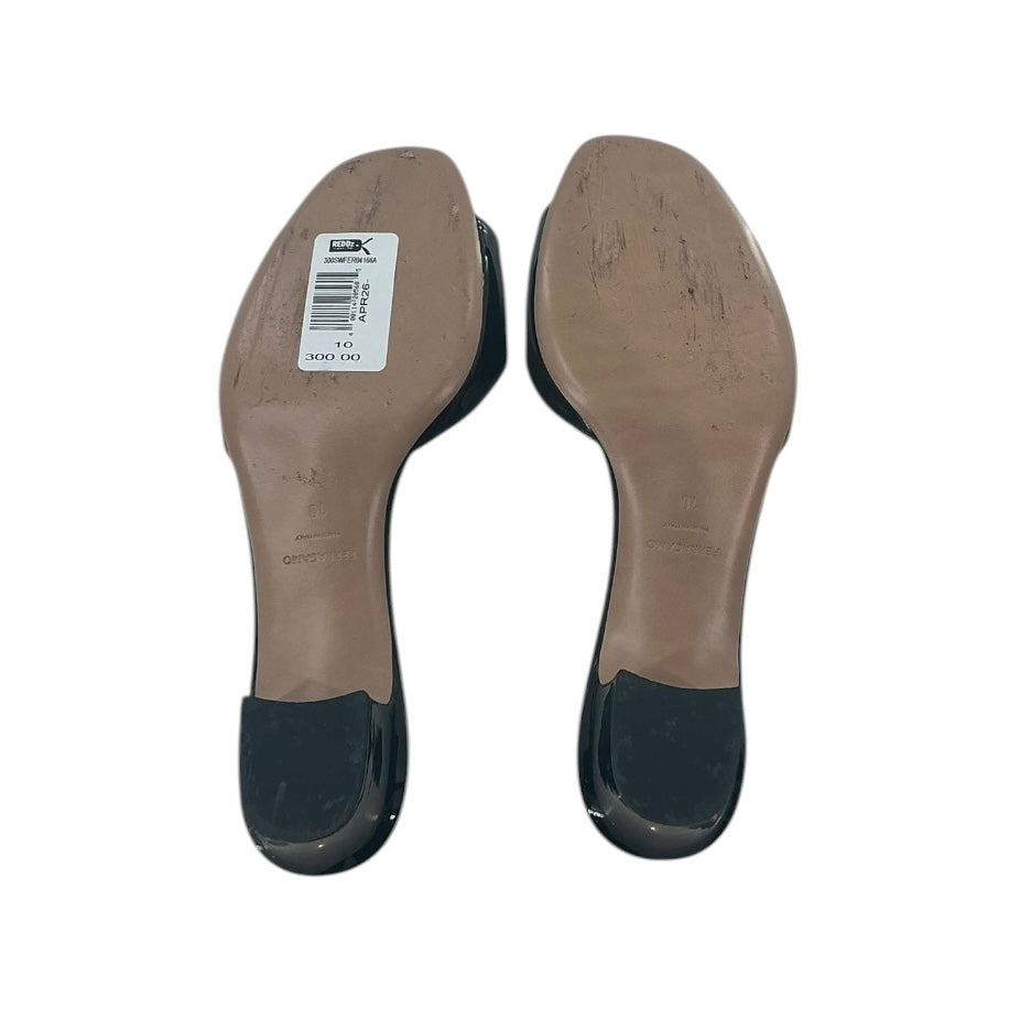 Ferragamo Vanilla Bow Slide Sandals