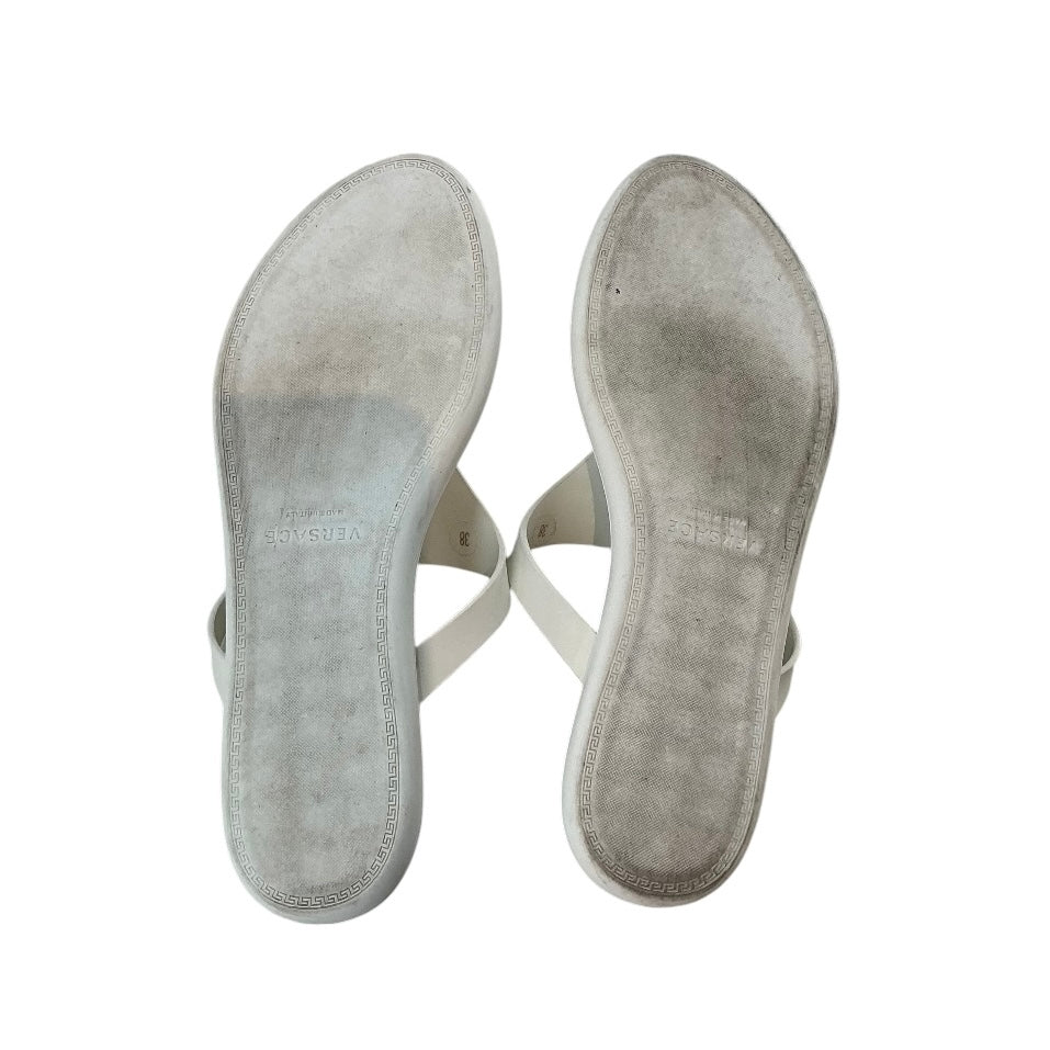 Versace La Medusa Rubber Thong Sandals