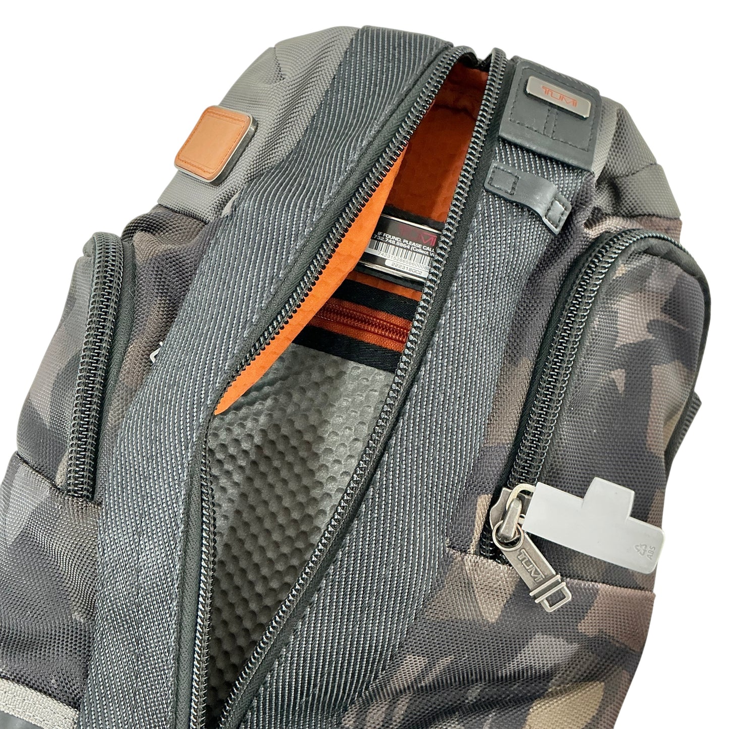 TUMI Alpha Bravo "Higgins" Ballistic Nylon Sling Bag / Crossbody – Grey Camo