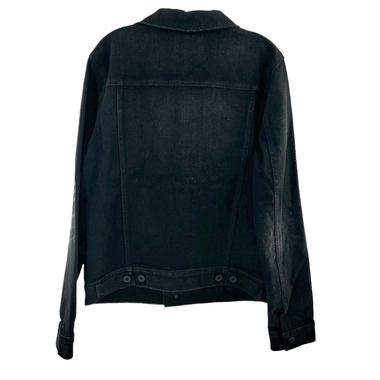 Vince Black Denim Trucker Jacket