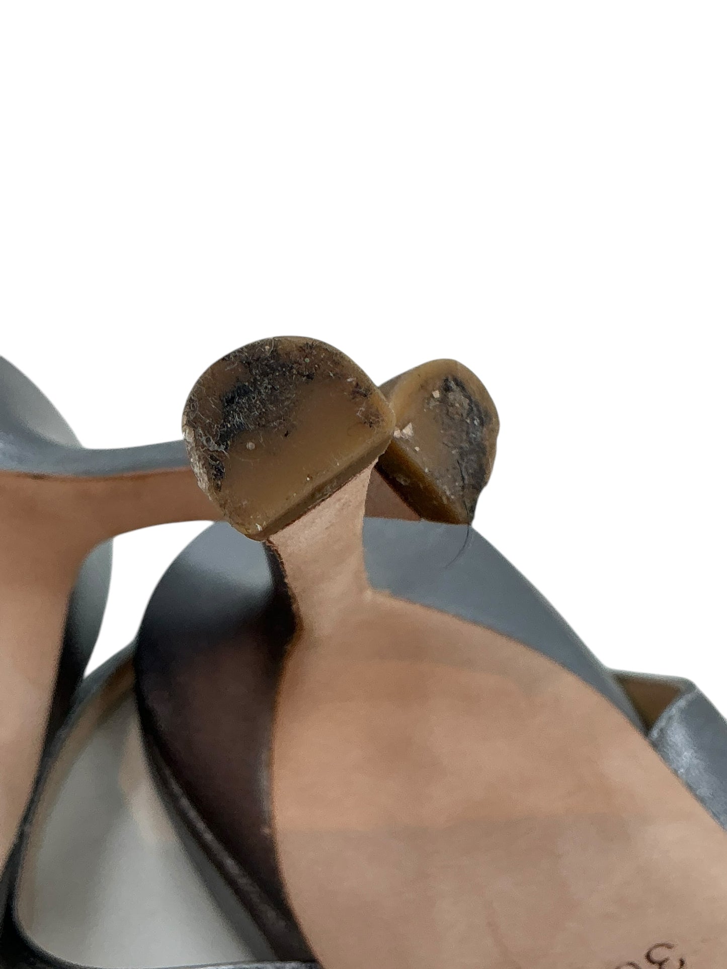 Jimmy Choo Metallic Strappy Slingback Sandals