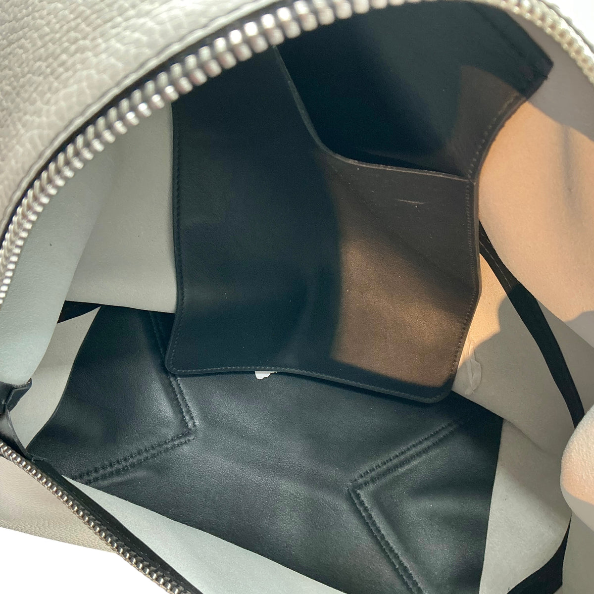 Proenza Schouler White Pebbled Leather Large Cire Hobo Bag