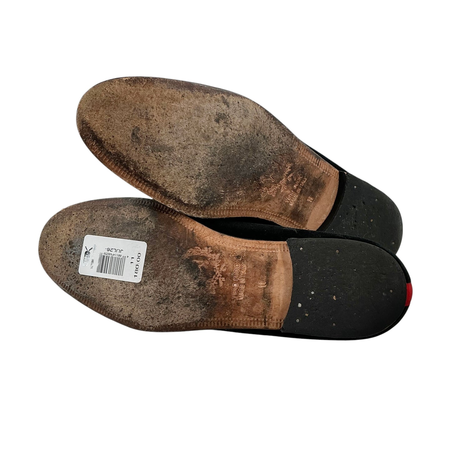Del Toro Black Velvet Bull Slippers