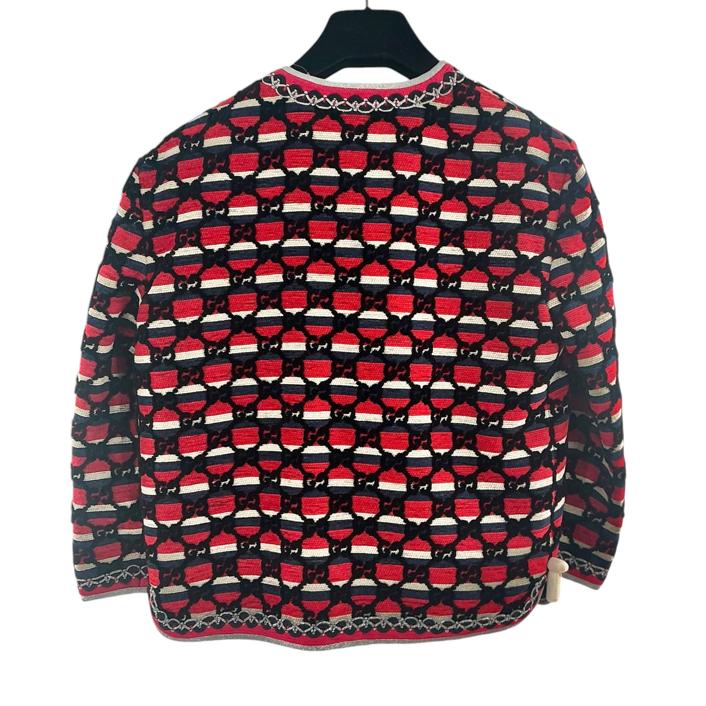 Gucci Interlocking GG Monogram Tweed Jacket