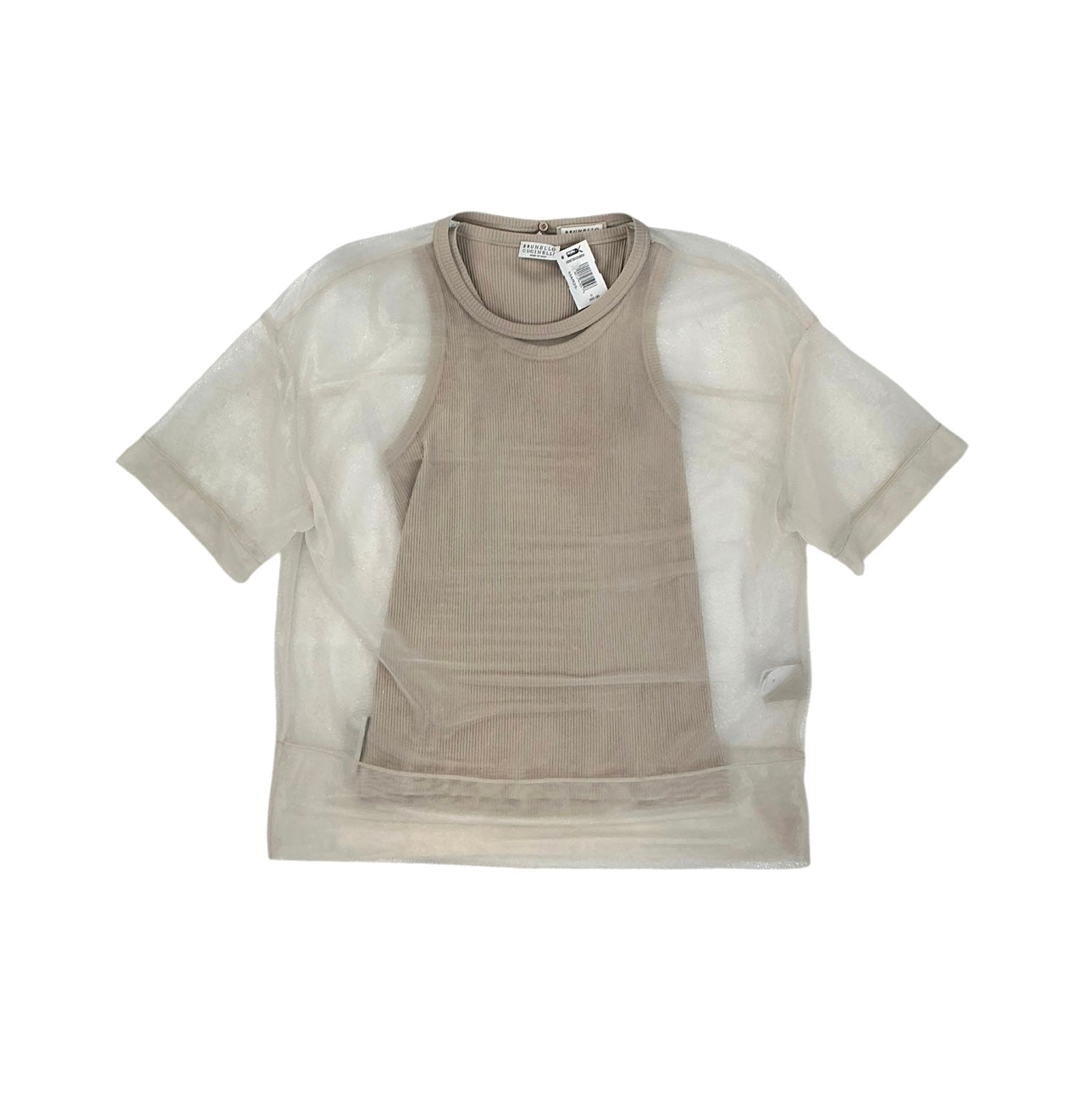 Brunello Cucinelli Sparkling Organza Shirt