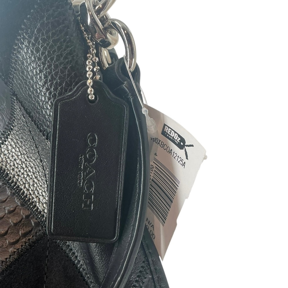 Coach Madison Phoebe Patchwork Leather and Suede Shoulder Bag