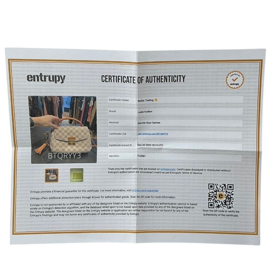 Louis Vuitton Damier Azur Crossbody Bag