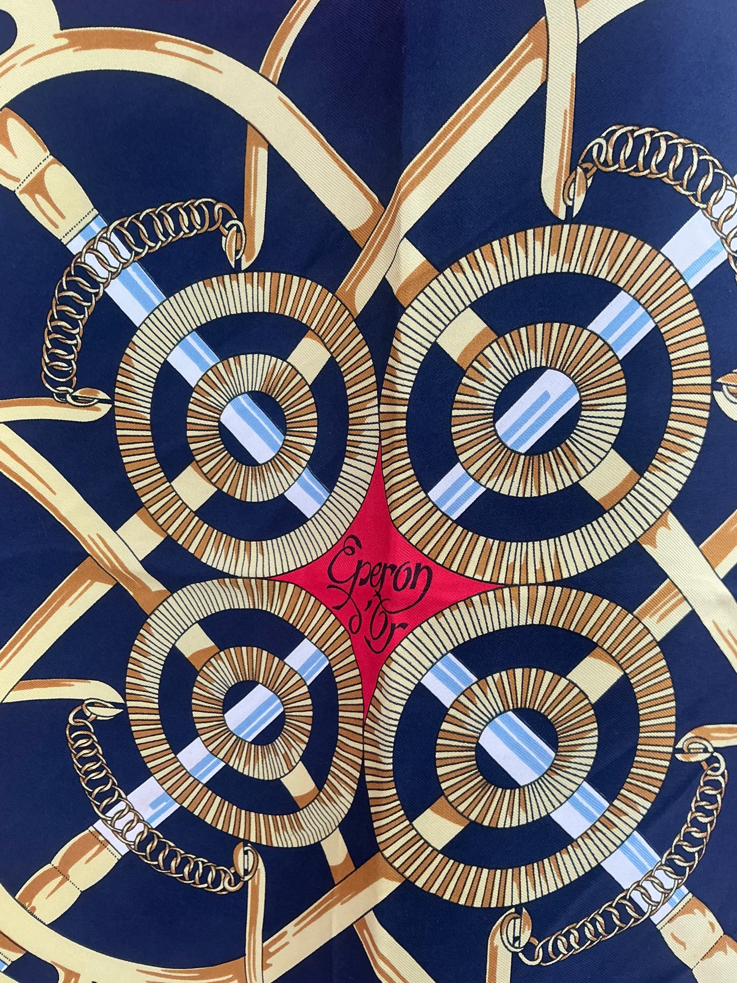 Hermès Sellier Eperon d’Or Scarf