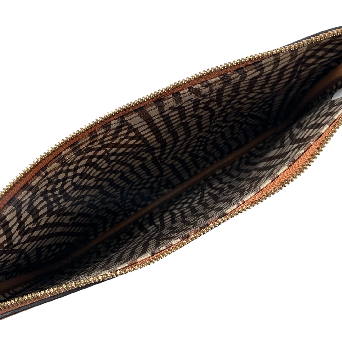 MCM Visetos Liz Pouch in Cognac