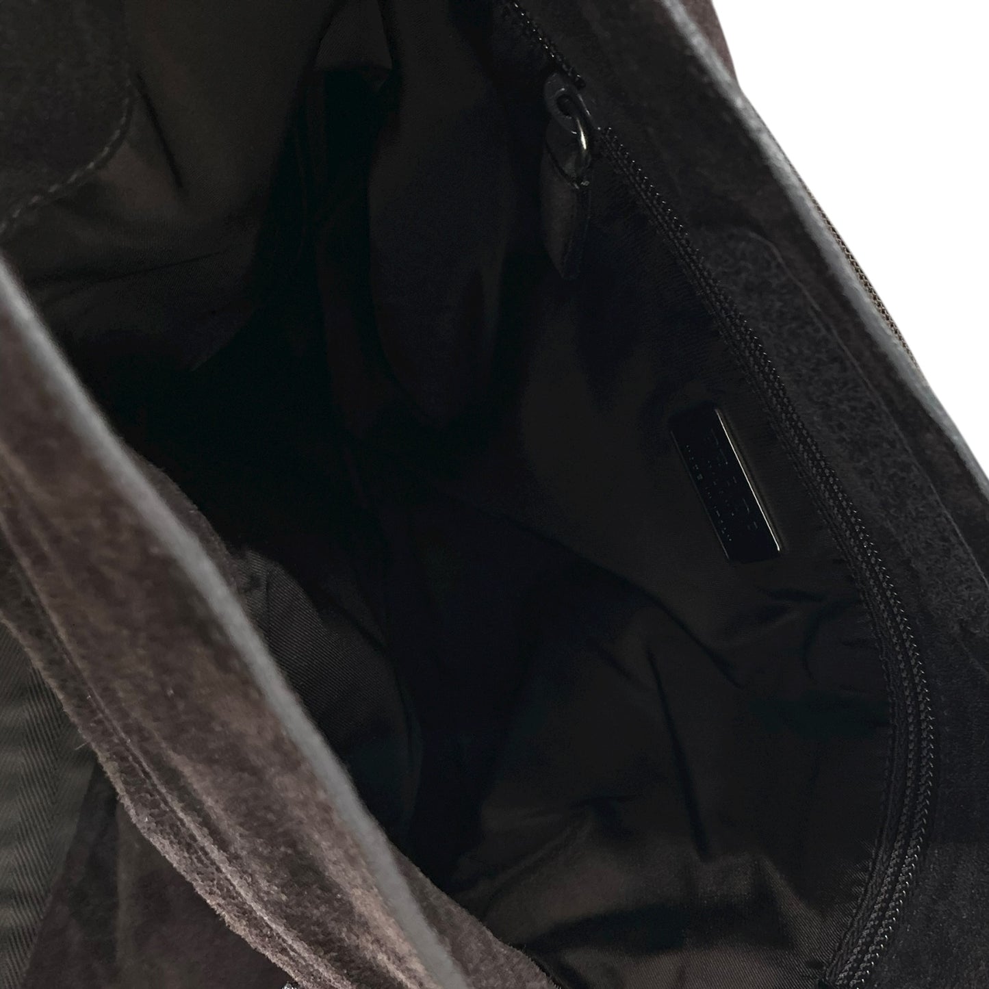 Prada Suede and Mesh Crossbody Bag