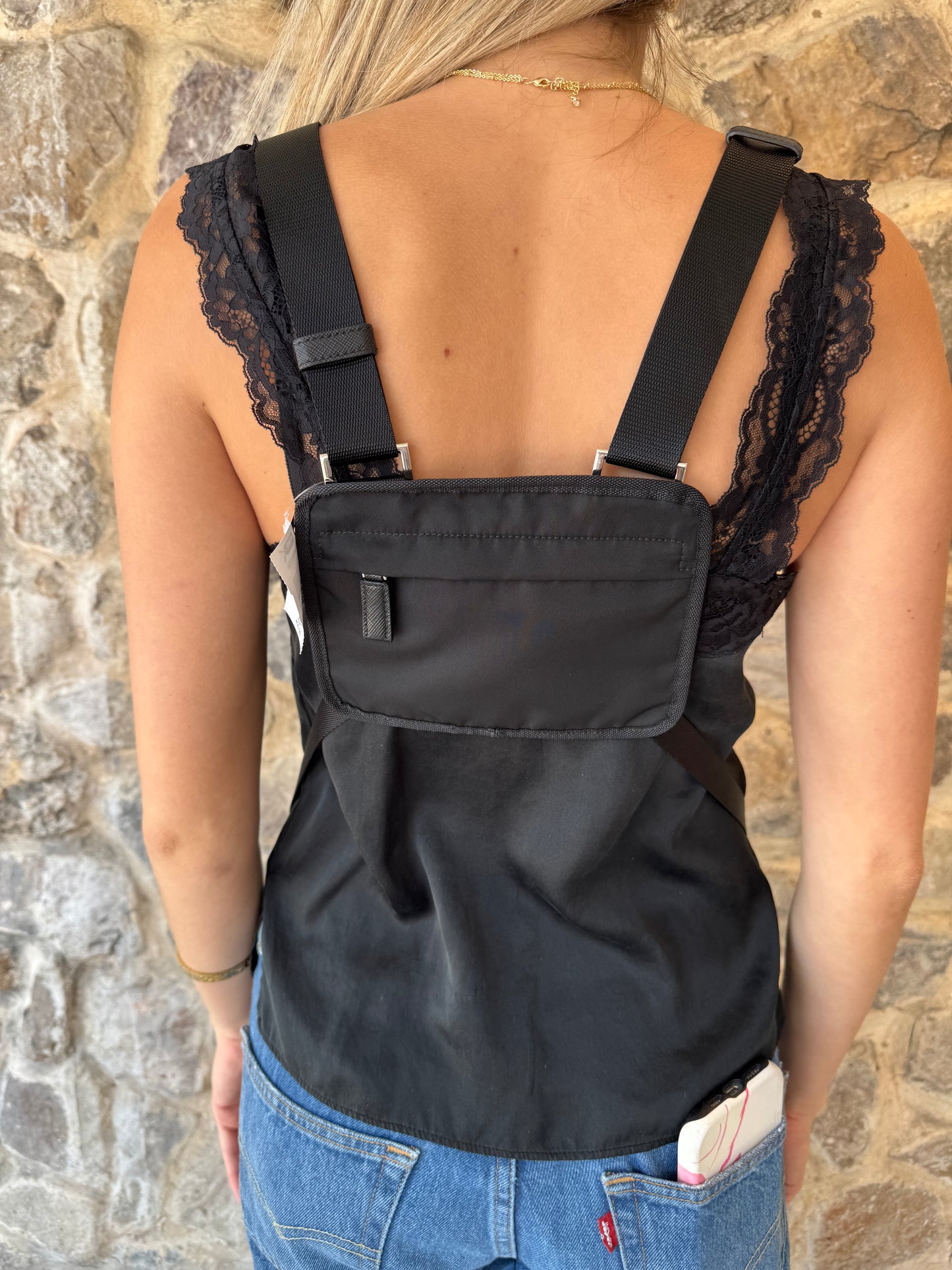Prada Tessuto Harness Belt Bag