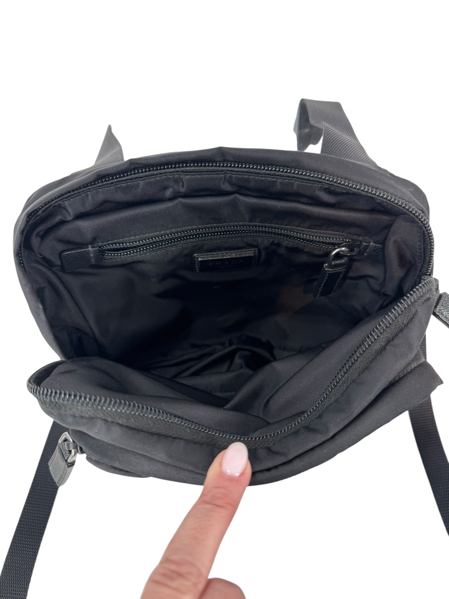 Prada Tessuto Harness Belt Bag