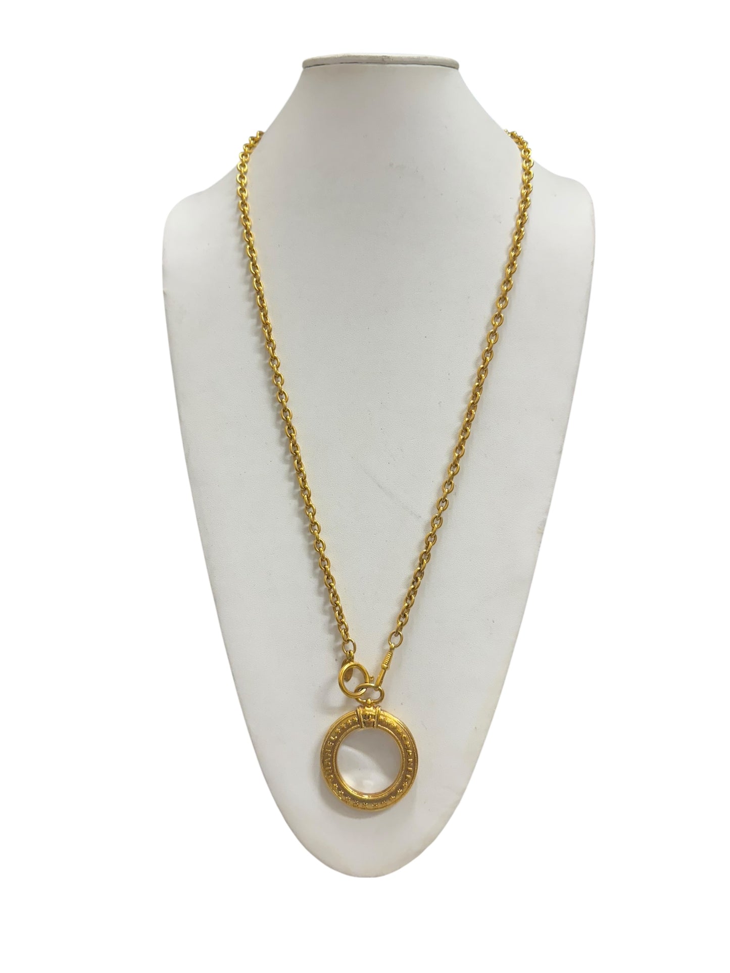 Chanel Magnifying Glass Vintage Necklace