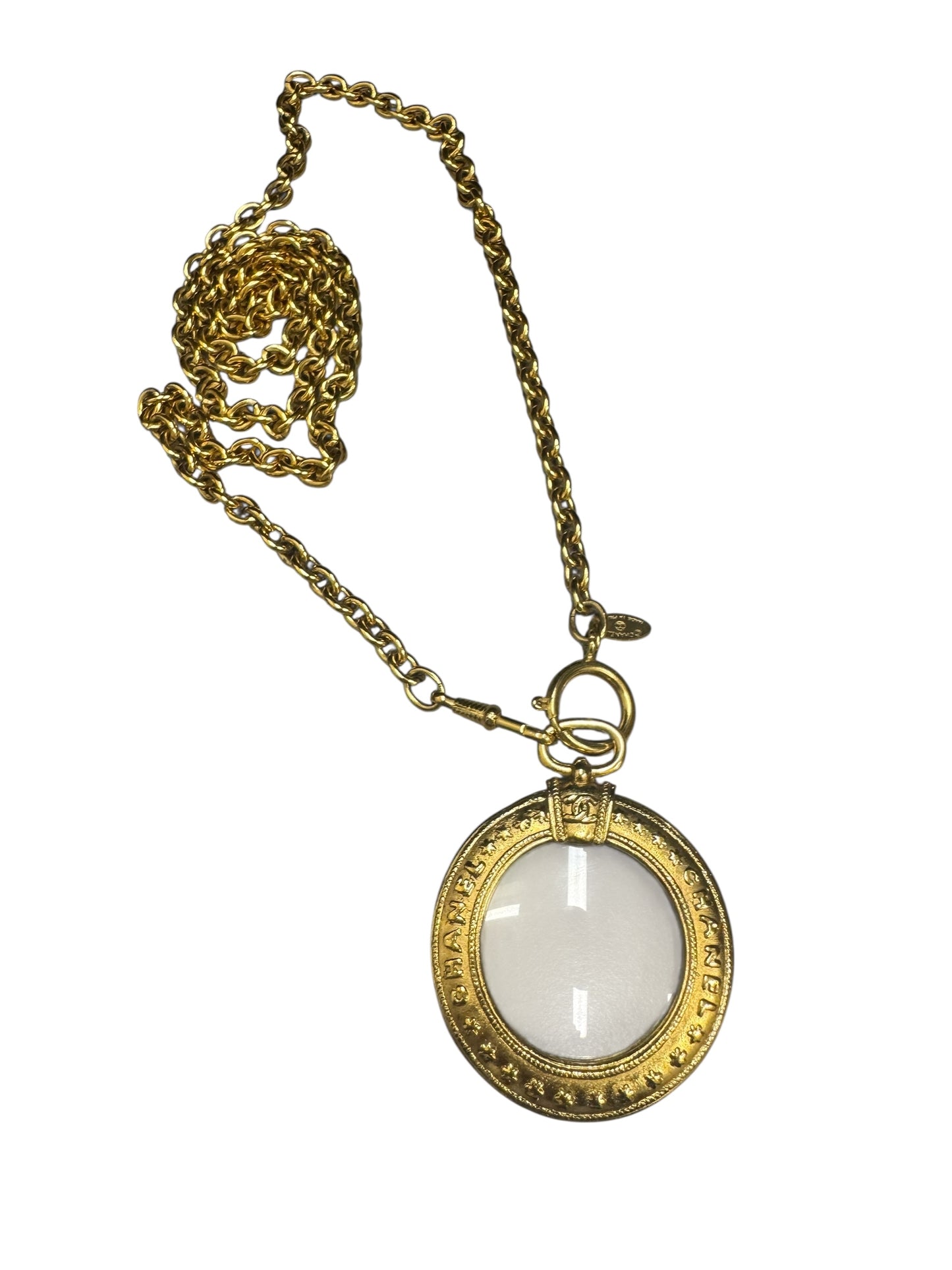 Chanel Magnifying Glass Vintage Necklace