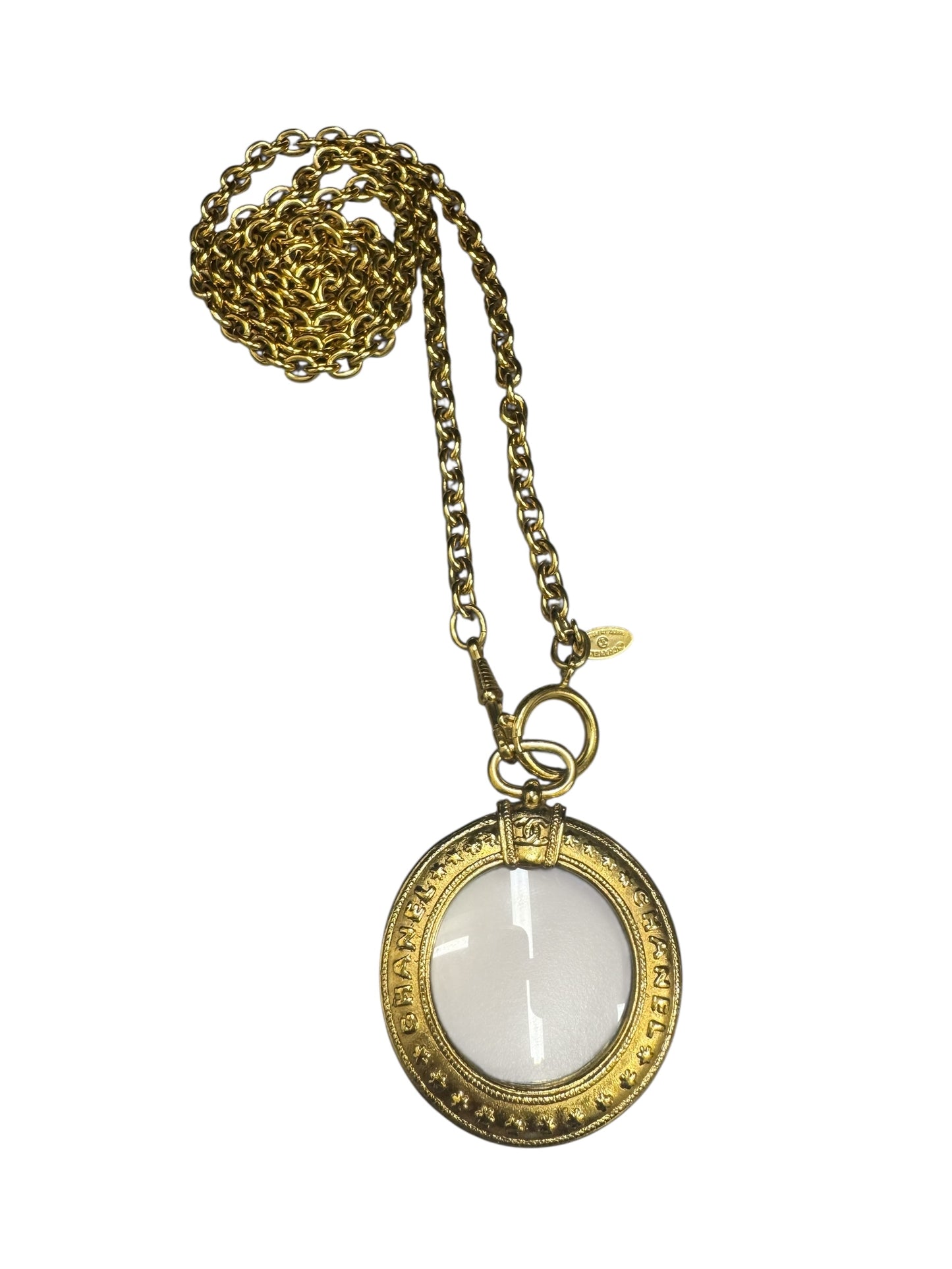 Chanel Magnifying Glass Vintage Necklace