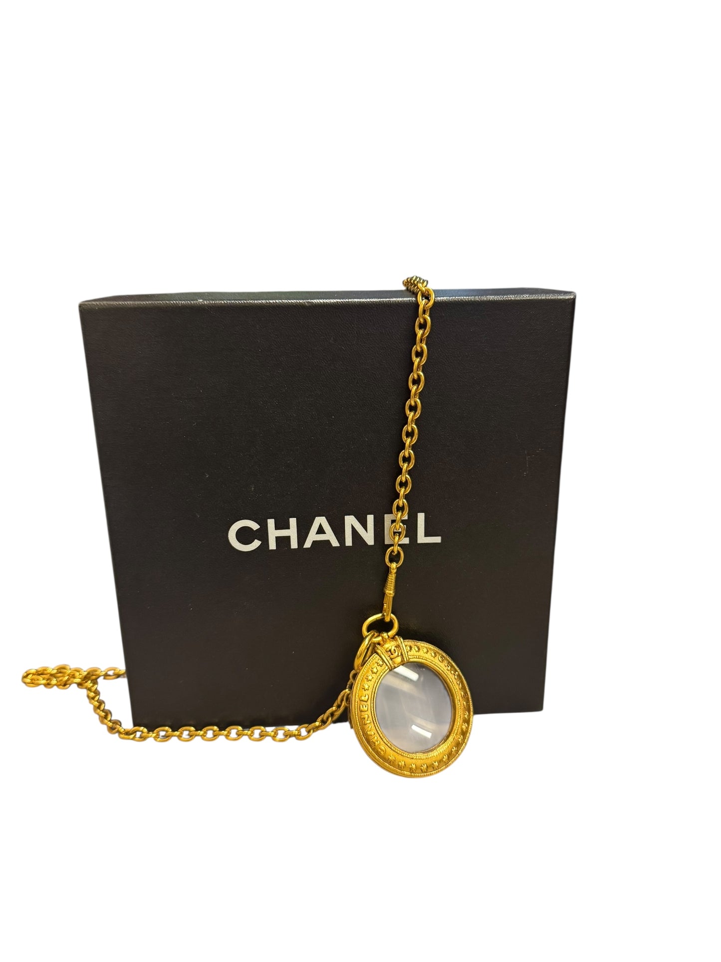 Chanel Magnifying Glass Vintage Necklace
