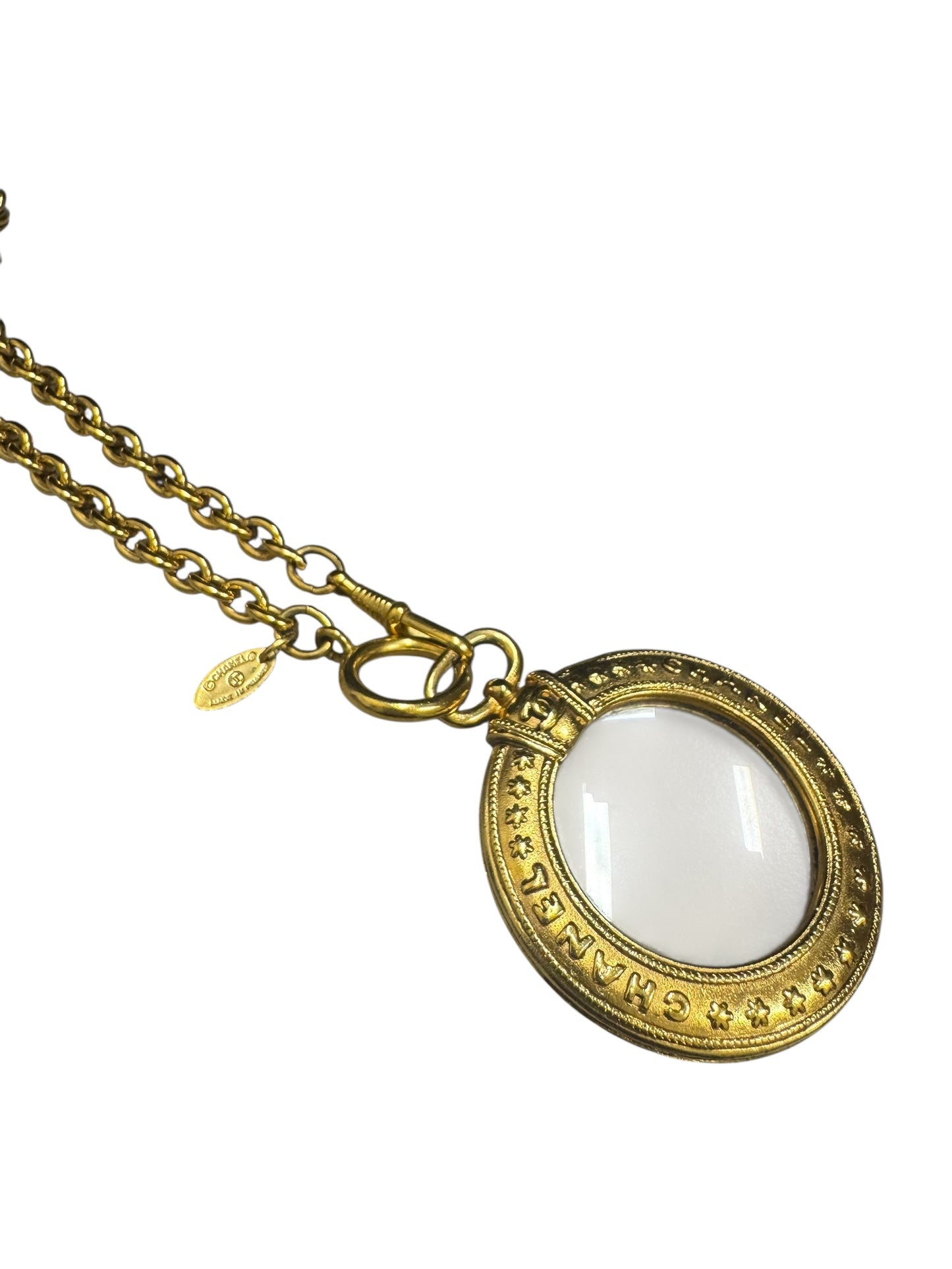 Chanel Magnifying Glass Vintage Necklace