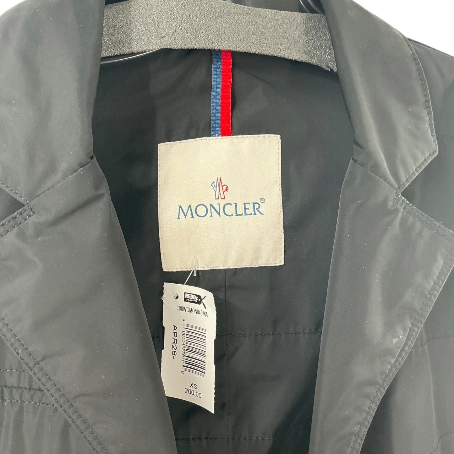 Moncler Venan Giacca Black Nylon Blazer Jacket