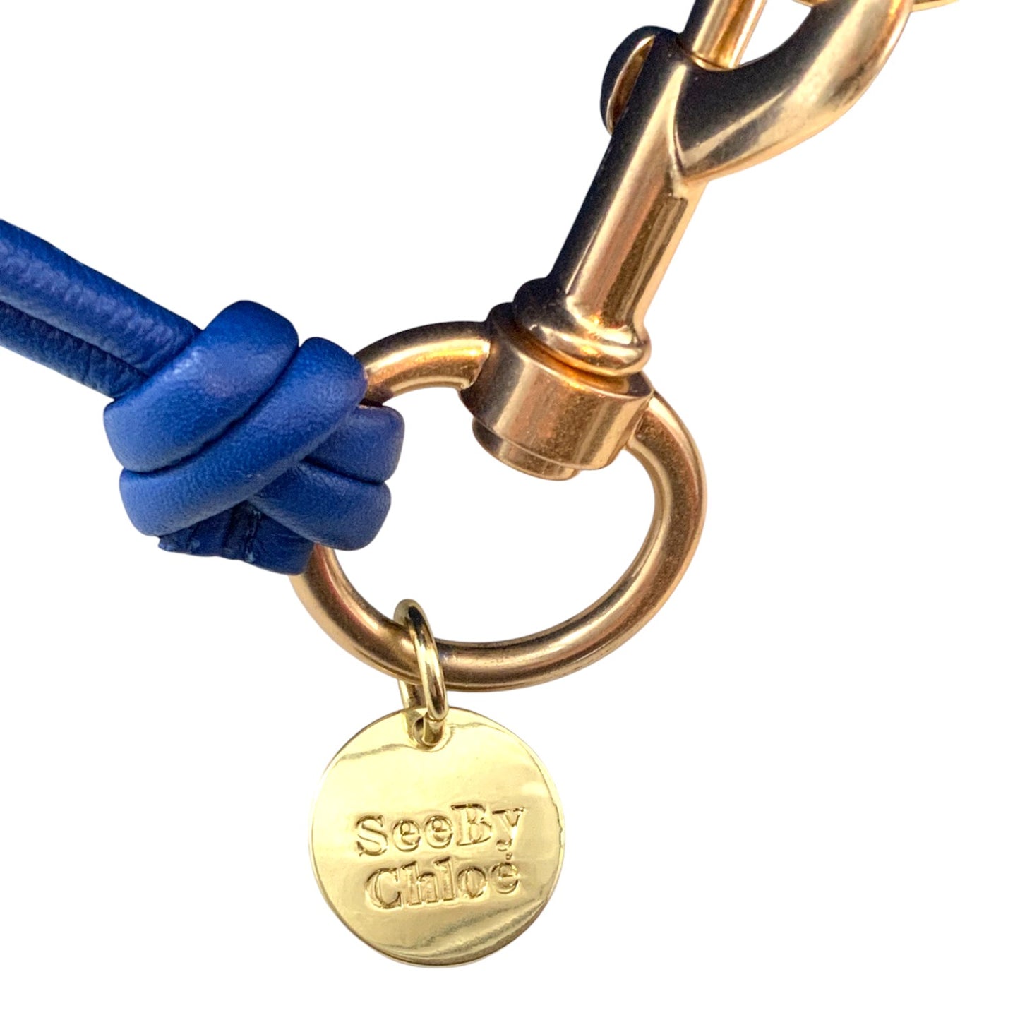 See by Chloe Blue Suede Bag