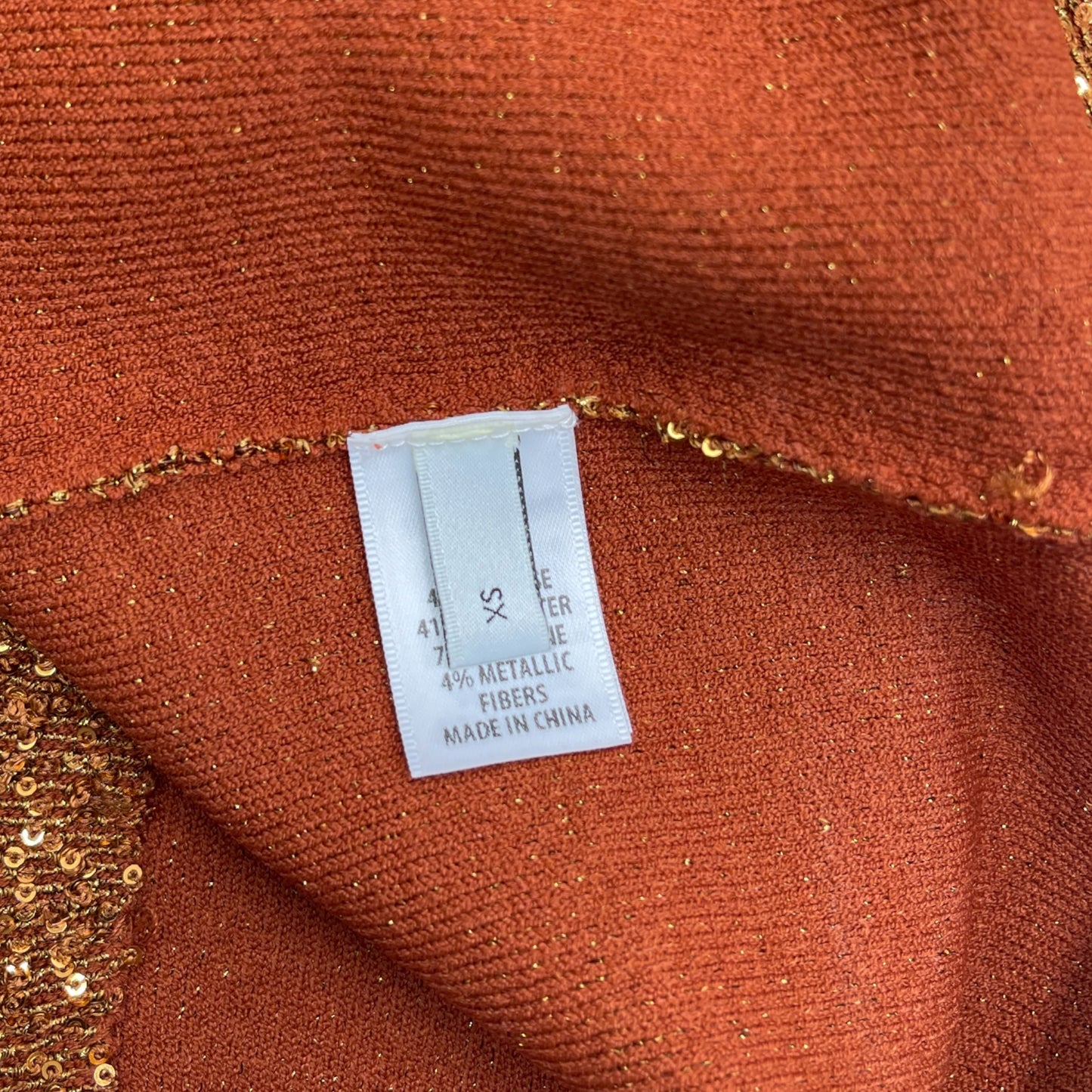 St. John Sequin Metallic V-neck Dress