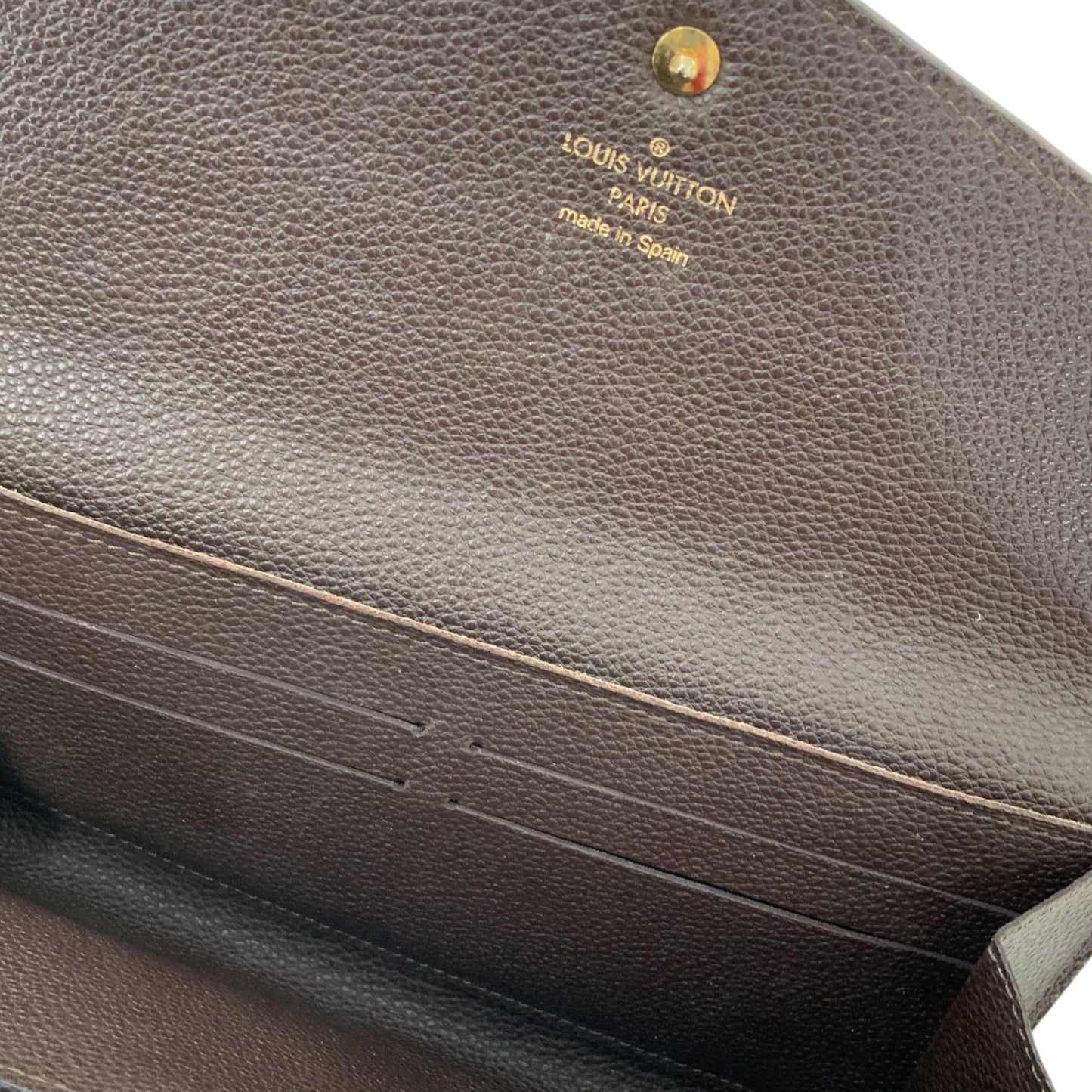 Louis Vuitton Brown Monogram Empreinte Leather Wallet