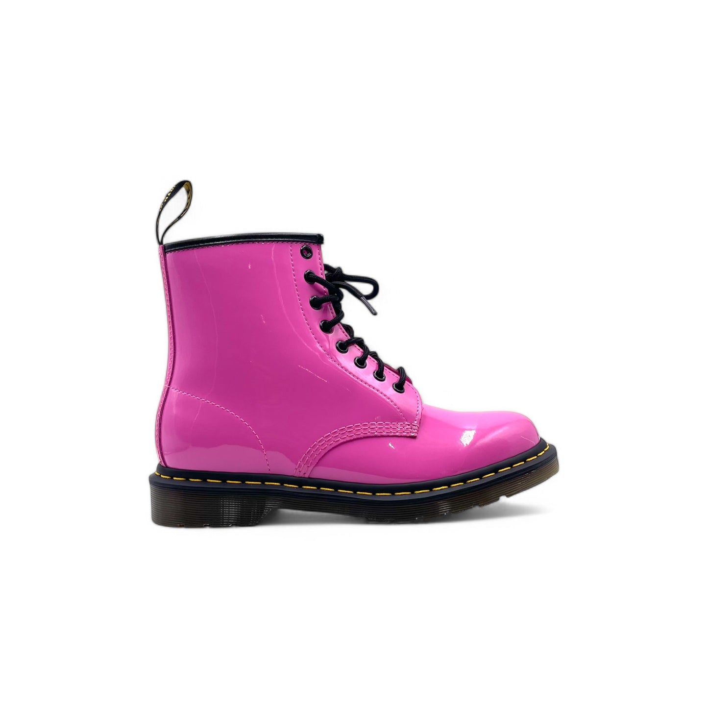 Dr. Martens Patent Leather Boots Pink