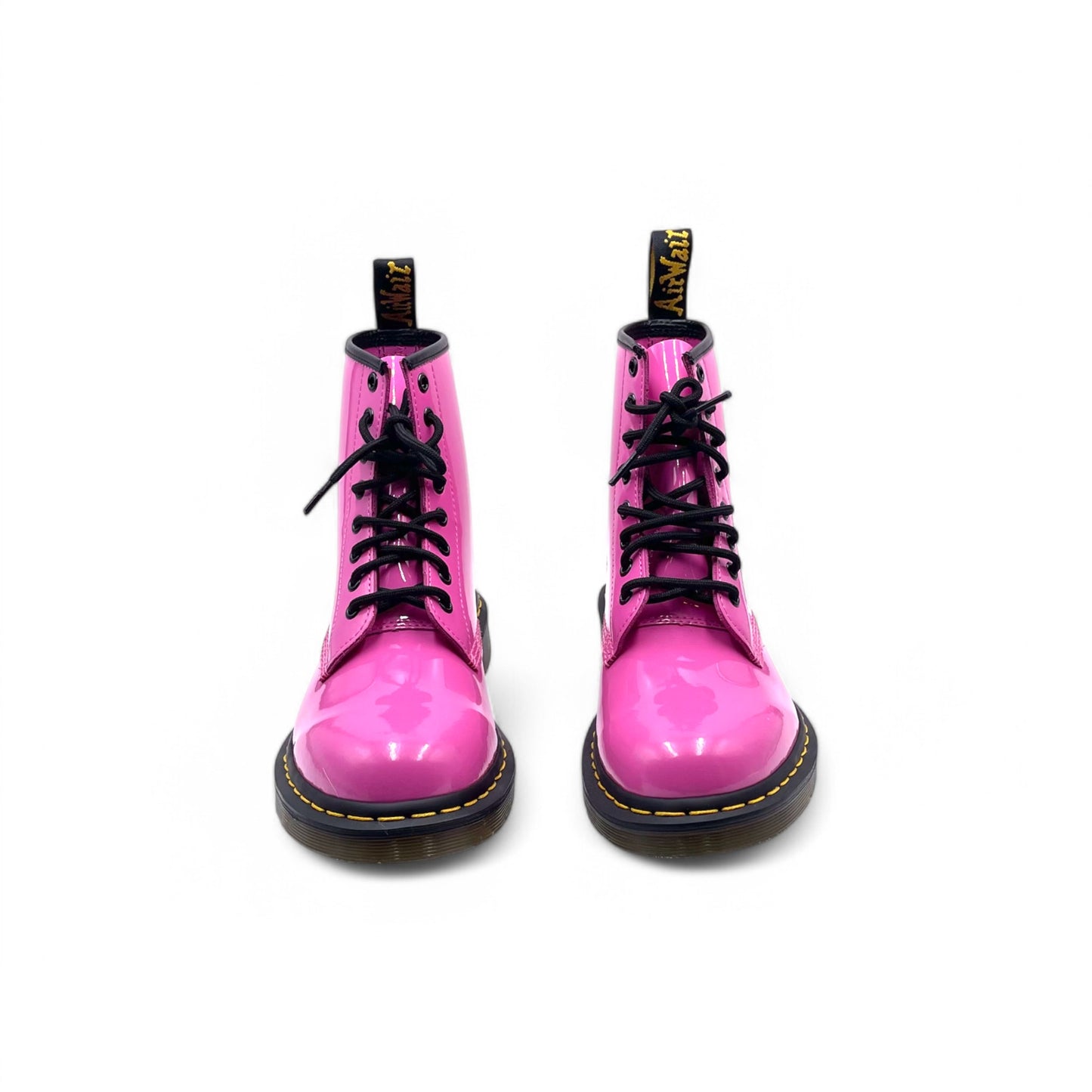 Dr. Martens Patent Leather Boots Pink