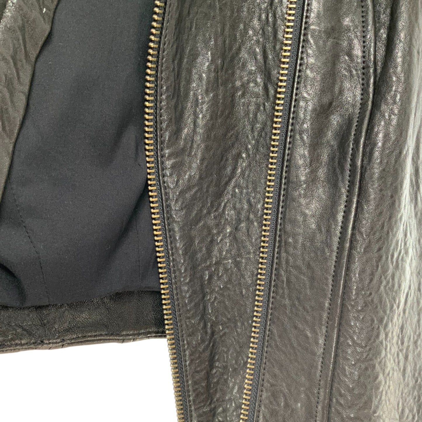 Helmut Lang Black/Brown Leather Jacket