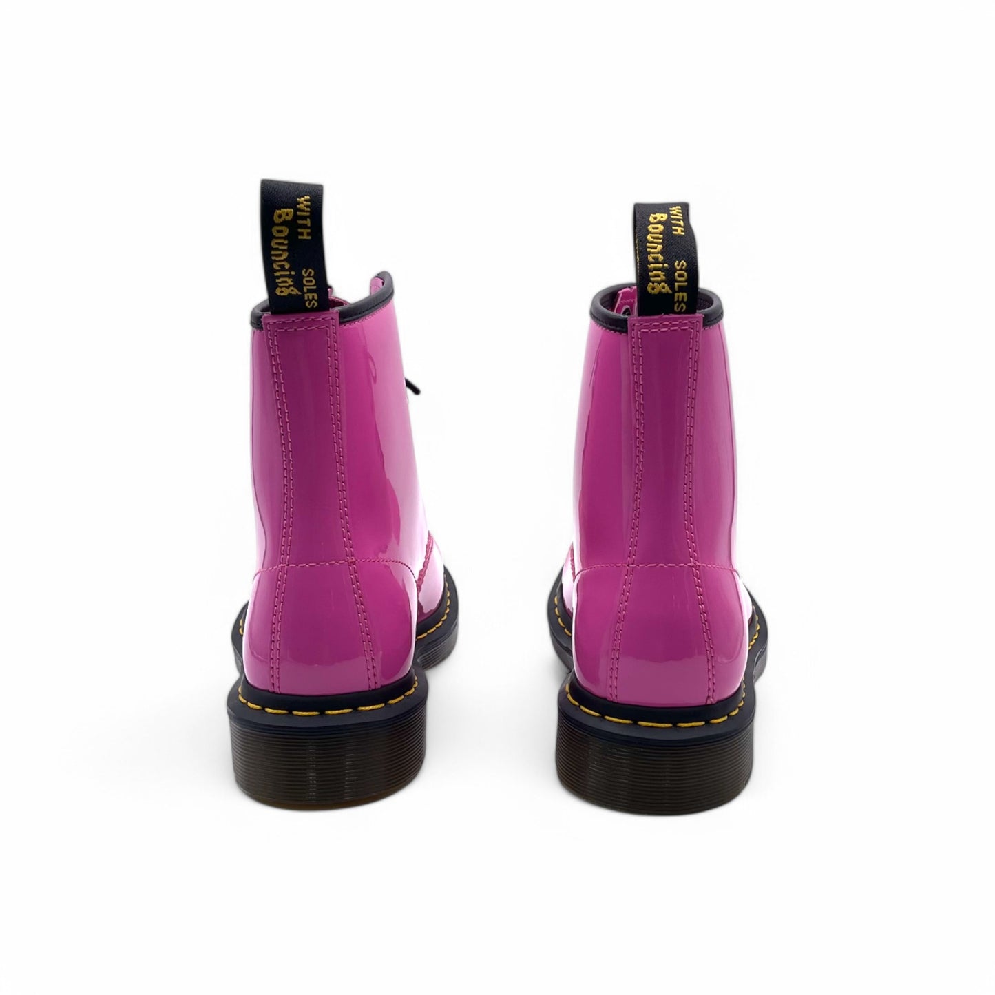 Dr. Martens Patent Leather Boots Pink