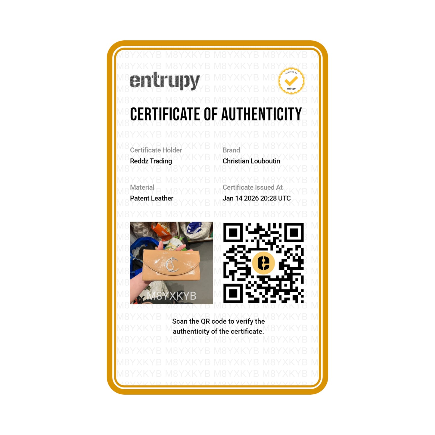 Christian Louboutin Loubi54 Patent Shoulder Bag