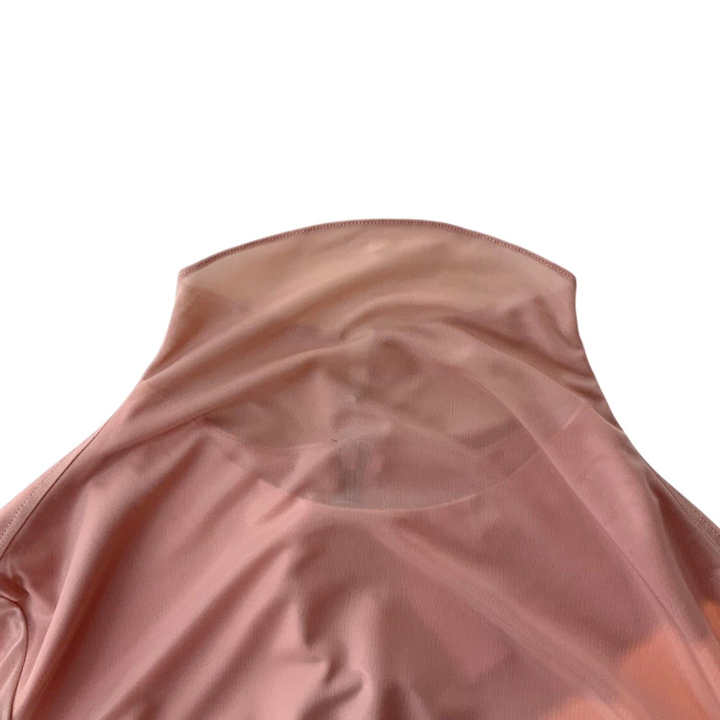 16Arlington Pink Feather Trimmed Long Sleeve Dress