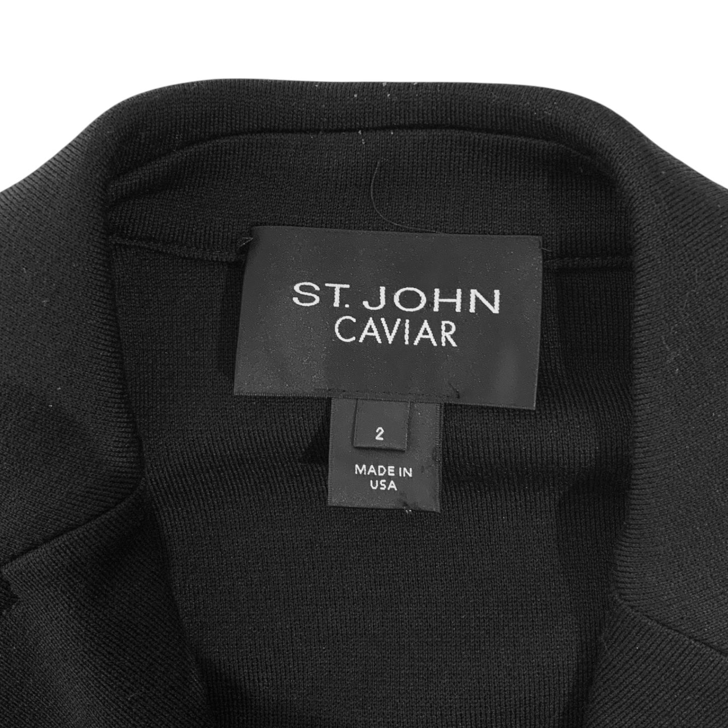 St. John Caviar Black Blazer