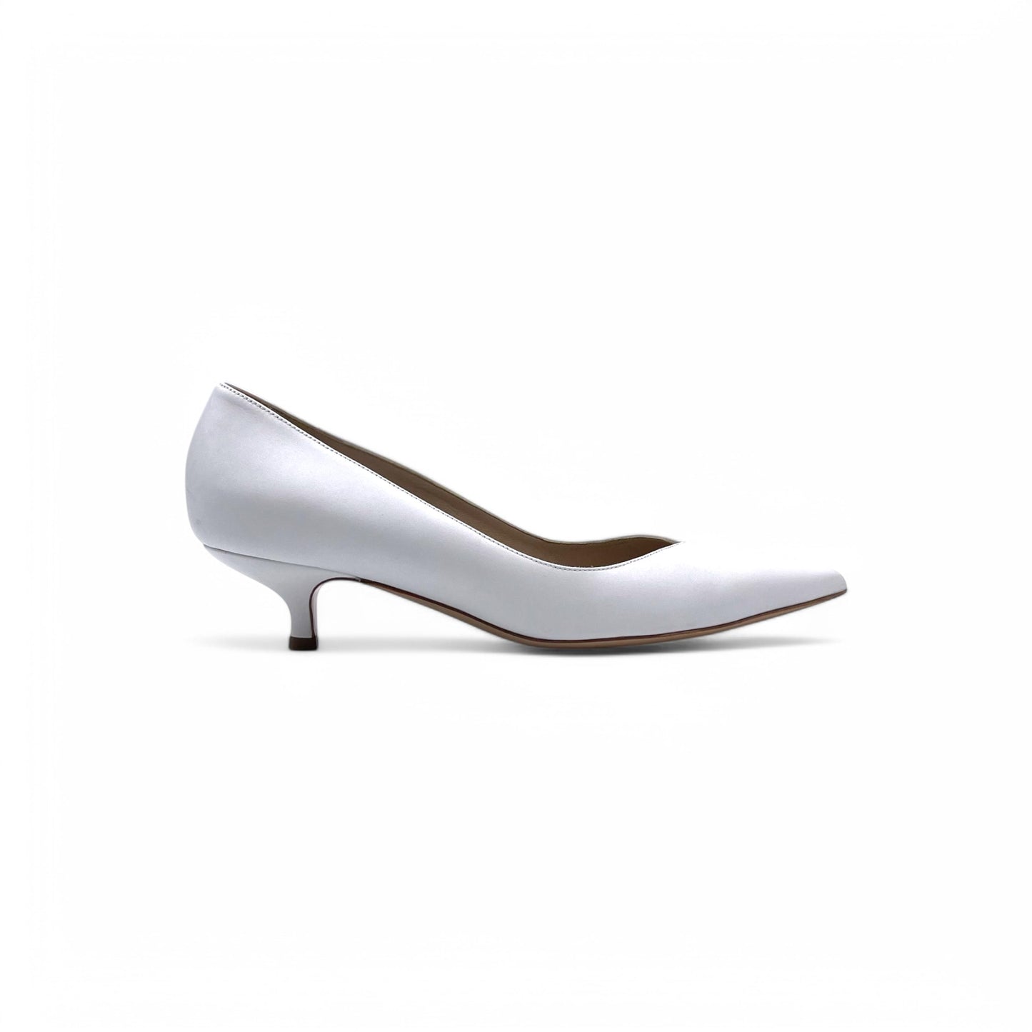 Michael Kors White Kitten Pump