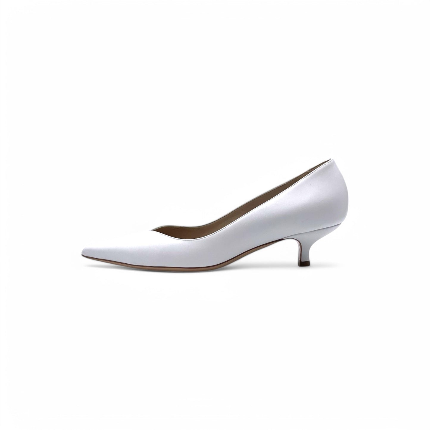 Michael Kors White Kitten Pump