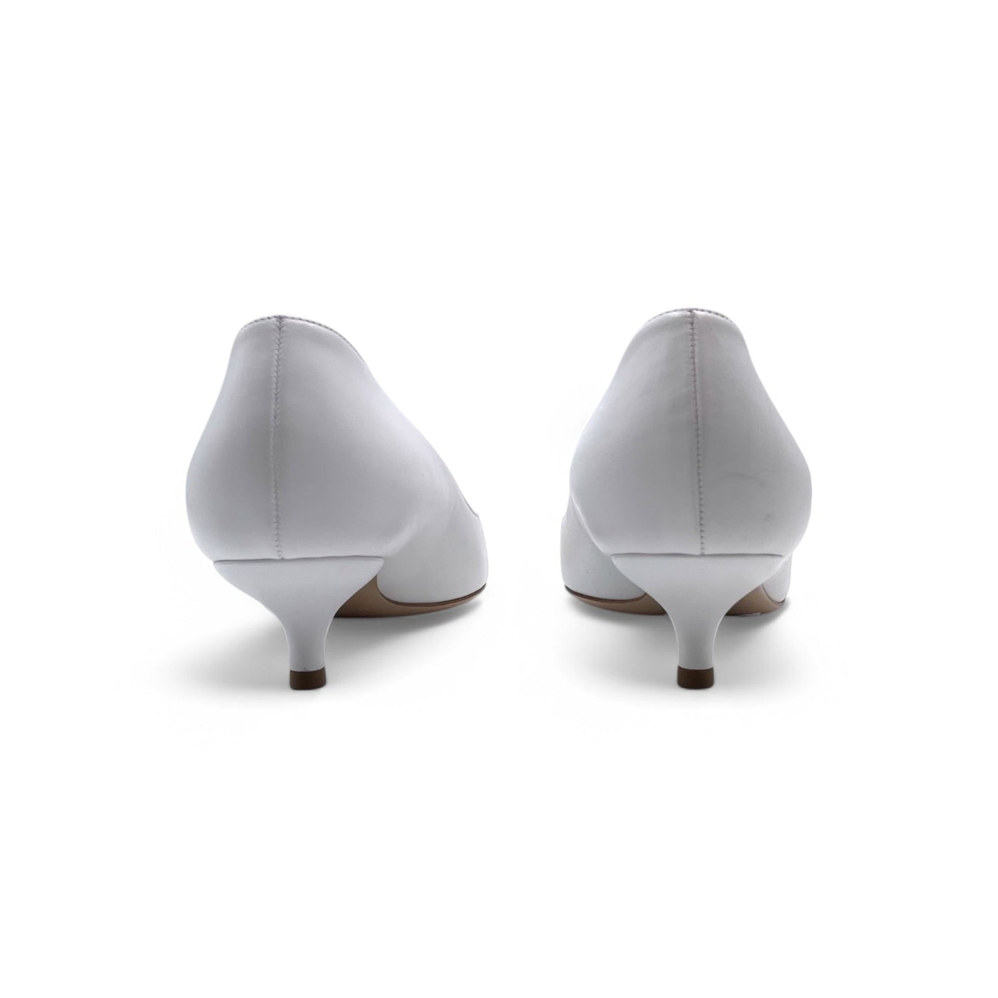 Michael Kors White Kitten Pump