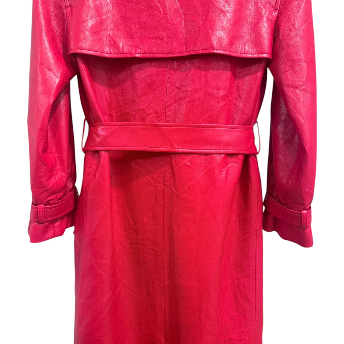 Alice + Olivia Nevada Faux Leather Trench Coat