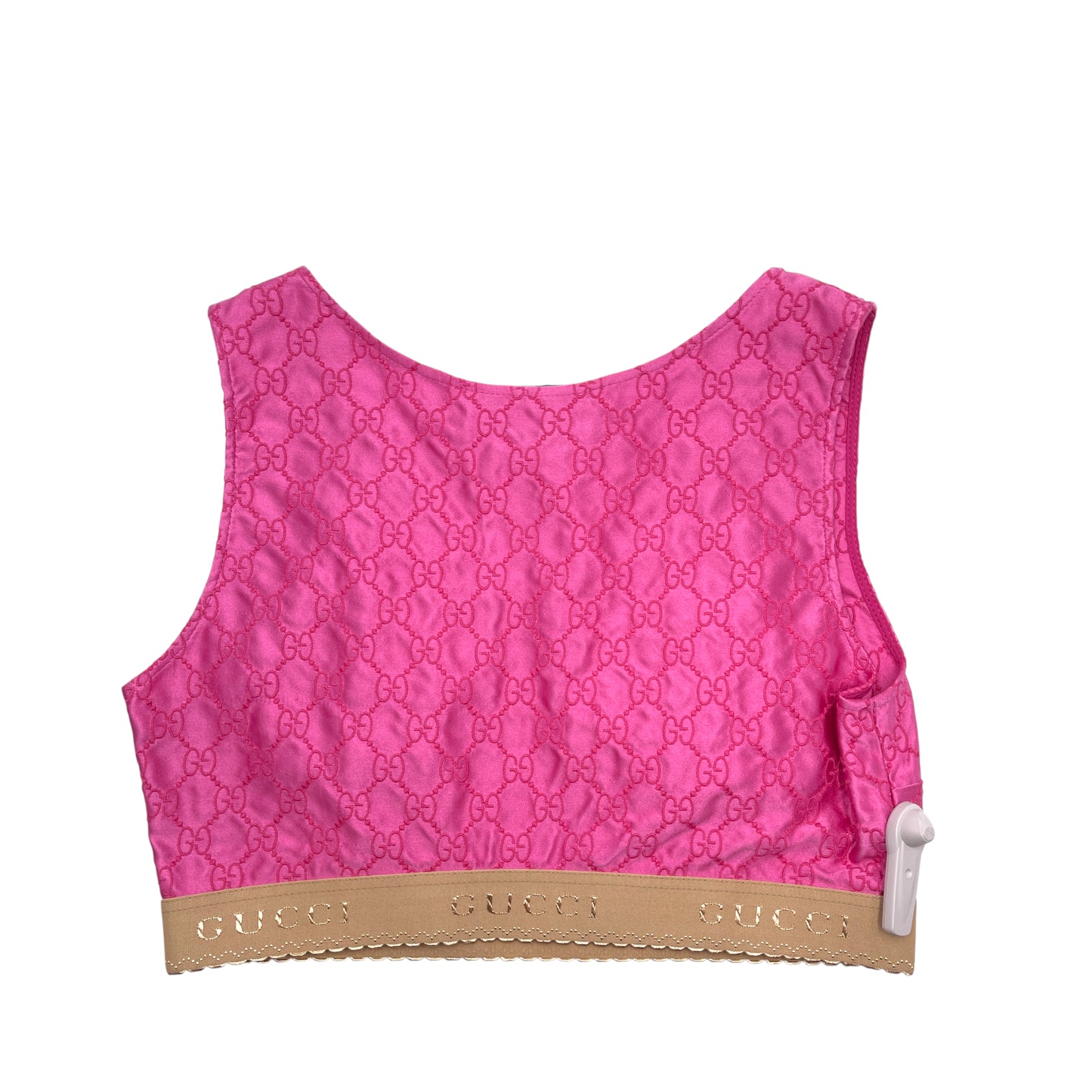 Gucci GG Embroidered Silk Top