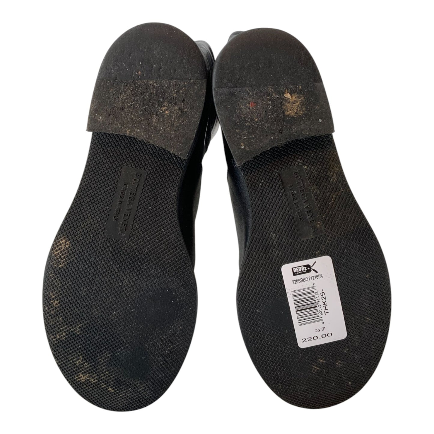 Bottega Veneta Black Leather Boots