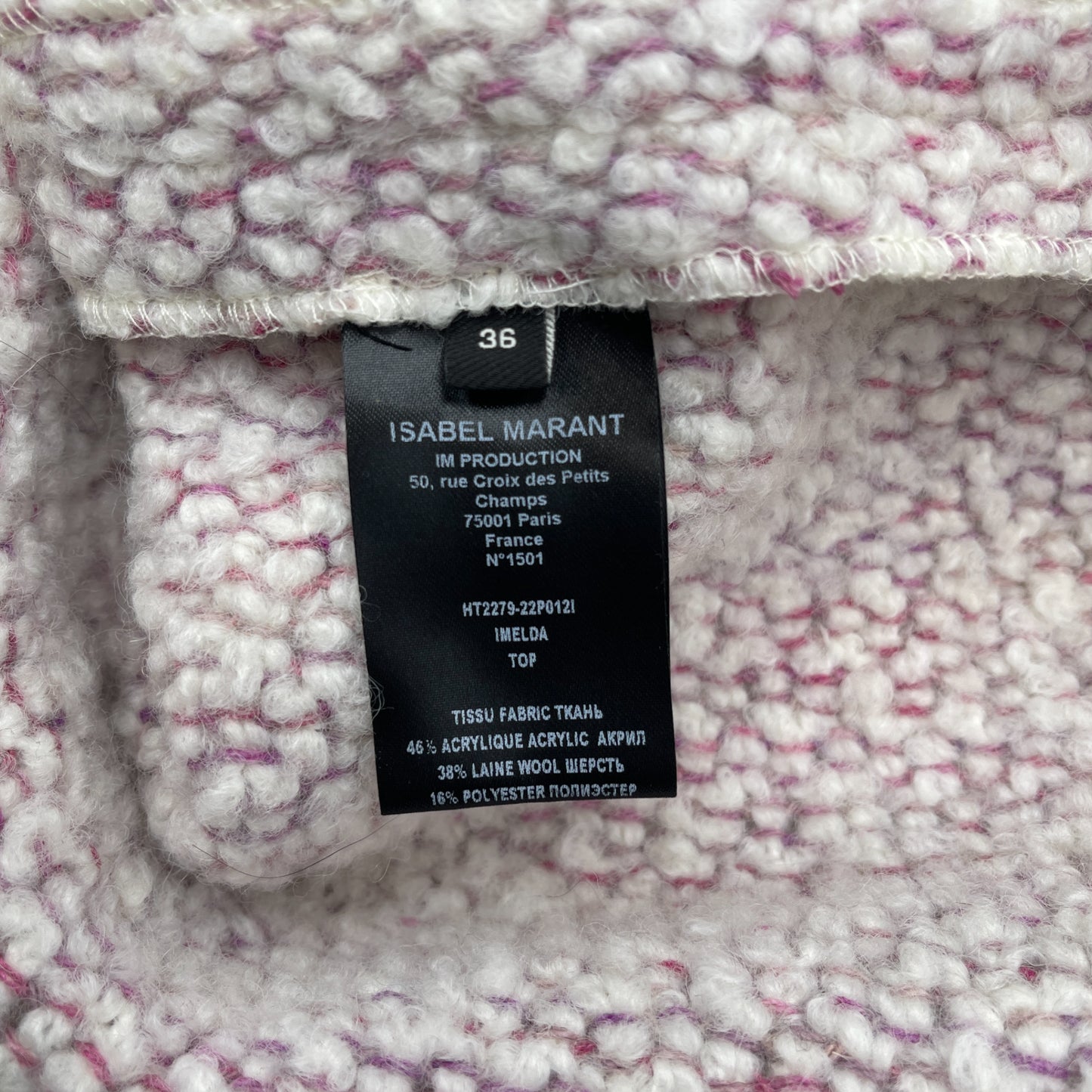 Isabel Marant Tweed Shirt Dress