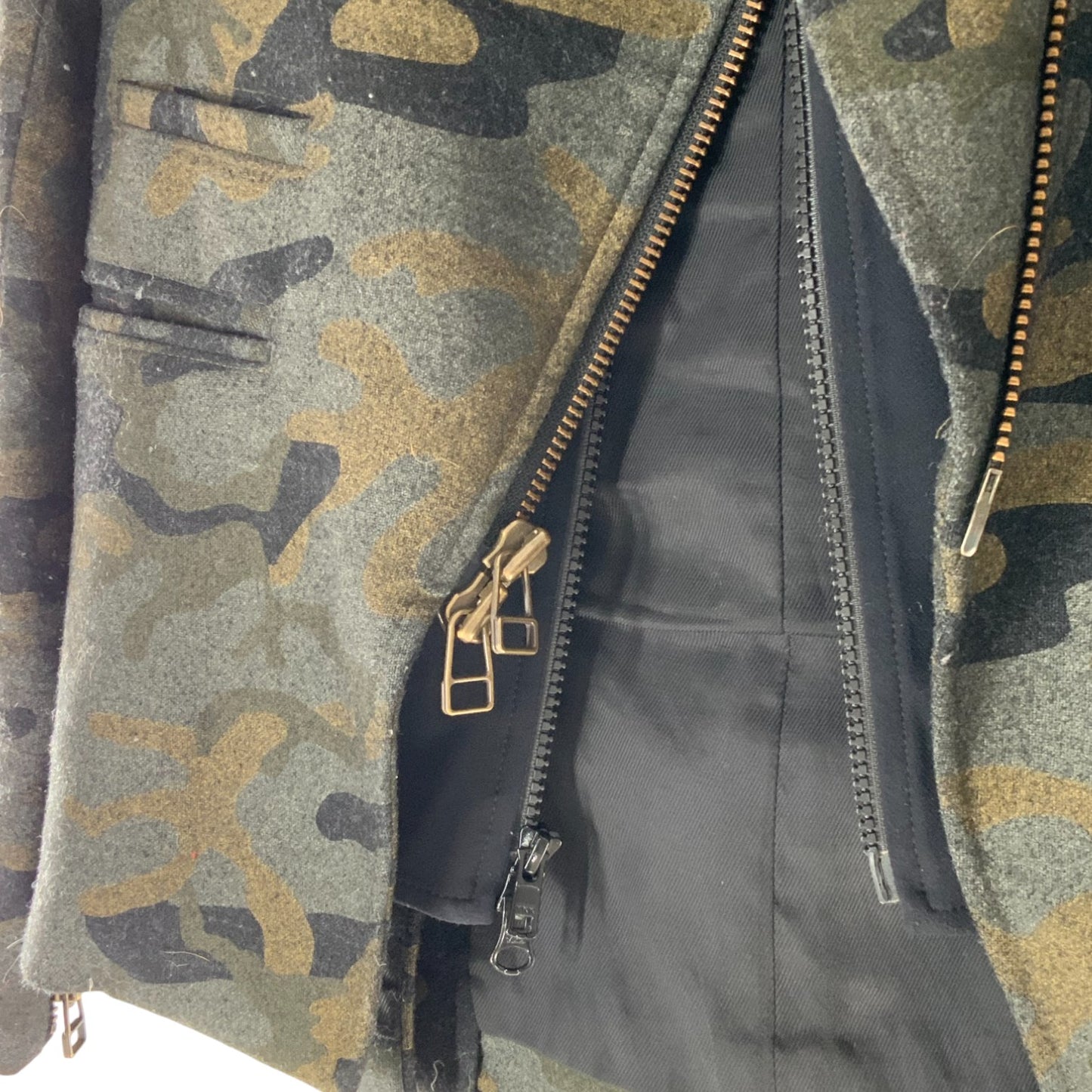 Veronica Beard Camo Wool Sweater