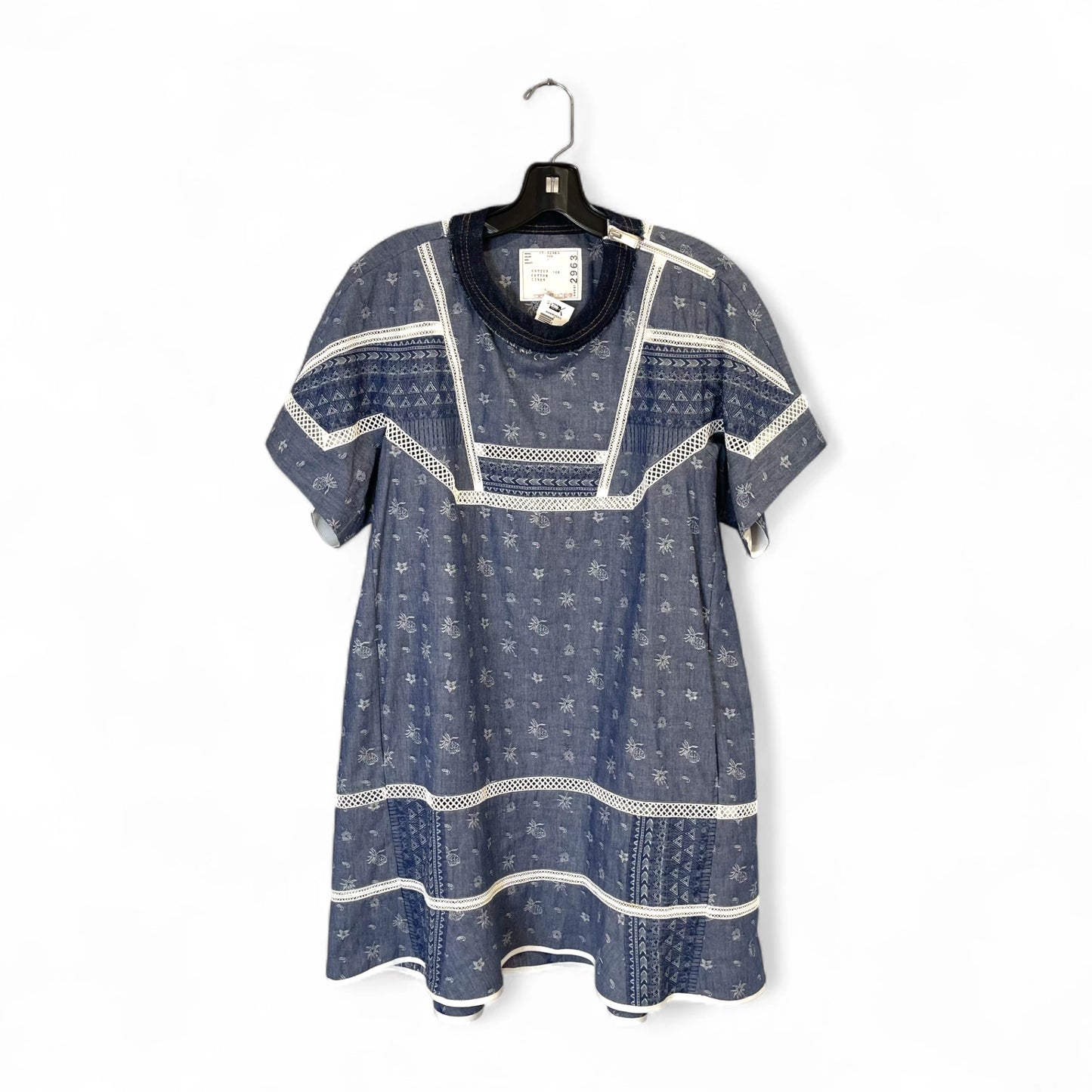 Sacai Denim Mini Dress XS