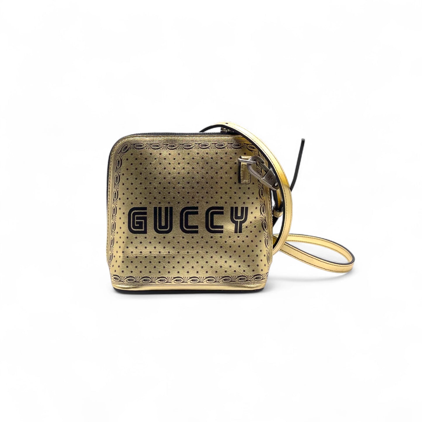 Gucci X Sega Stars Mini Gold Crossbody